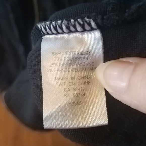 10/$10   Linea Domani Zipper Black Dress 12 - Picture 3 of 4